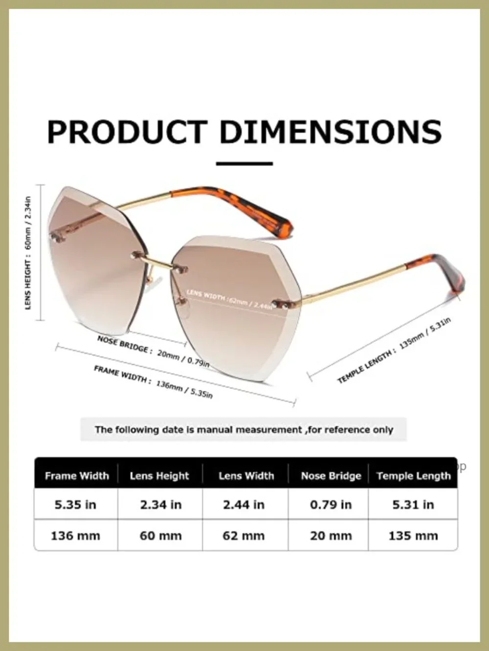 N/A these oversized